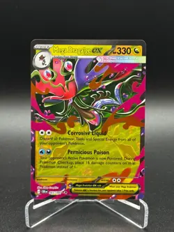 Mega Dragalge ex 065/086 Double Rare ME04: Chaos Rising Pokemon NM/M - Image 1
