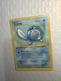 1999 Pokemon 1st Edition #59/102 Poliwag Mint - Image 1