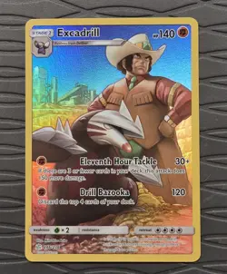 Pokemon Excadrill 246/236 Cosmic Eclipse Character Rare Full Art Pokemon Card - Image 1