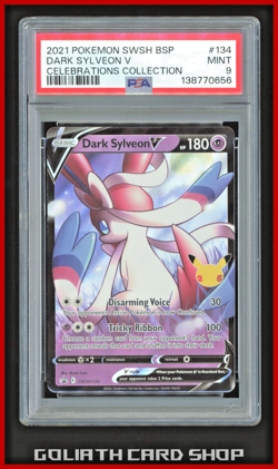 PSA 9 Dark Sylveon SwSh134 Celebrations Collection - Black Star Promo - Pokemon - Image 1