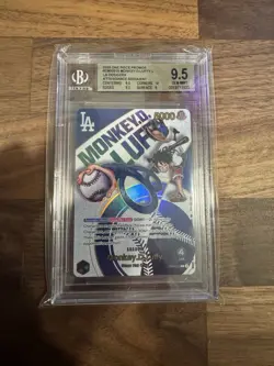 One Piece Promos Dodgers Night #010 Monkey D. Luffy BGS 9.5 - Image 1