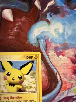 Pichu 59/106 Emerald Regular LP+ Pokemon TCG Card - Image 3
