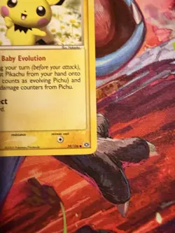 Pichu 59/106 Emerald Regular LP+ Pokemon TCG Card - Image 4