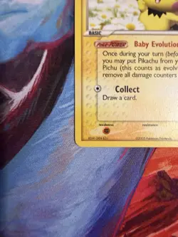 Pichu 59/106 Emerald Regular LP+ Pokemon TCG Card - Image 5