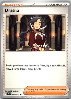 Drasna #173/191 SV08: Surging Sparks Common - Pokemon Cards - Image 1