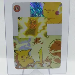 1996 Japanese Vending Pokemon Holo Prism Sticker Card Lapras Pikachu #19 - Image 2