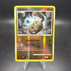 Pokemon Card - Geodude Supreme Victors 105/147 Common Reverse Holo NM -j - Image 1