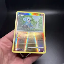 Meditite 89/130 Diamond & Pearl Reverse Holo Pokemon Card NM -j - Image 4