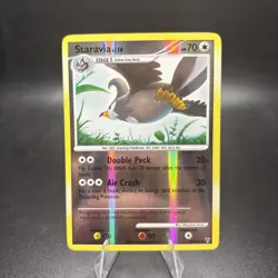 NM Pokemon Staravia Reverse Holo Card 85/147 Supreme Victors -j - Image 1