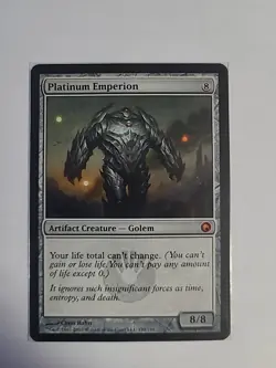 Magic: The Gathering Platinum Emperion Scars of Mirrodin Card 193/249 - Image 1