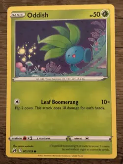 Pokemon Charmeleon Grafaiai Oddish My First Battle Lot 3 Cards - Image 3