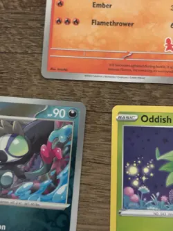 Pokemon Charmeleon Grafaiai Oddish My First Battle Lot 3 Cards - Image 5