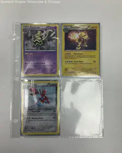Pokemon TCG Set of 3 Cosmos Holo 2012 B&W Exclusive Promo Cards w/ Scizor 94/149 - Image 1
