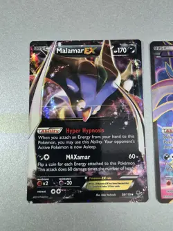 Malamar EX 115/119 & 58/119 Ultra Rare Full Art XY Phantom Forces Pokemon Card - Image 2