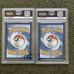 PSA 9 Pokemon Card Lot (2) English Espeon ex 034/131 + Lucario ex 160/182 - Image 2