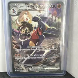 Cynthia's Garchomp Ex 232/182 SV Destined Rivals SIR NM Pokemon Card 2025 - Image 1