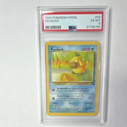 Pokemon TCG Psyduck 1999 Fossil 53/62 Unlimited Regular PSA 6 Card - Image 1