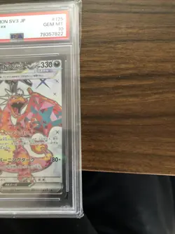 pokemon cards psa 10 Charizard /sv3 125/108 ruler of the blackfalme - Image 3