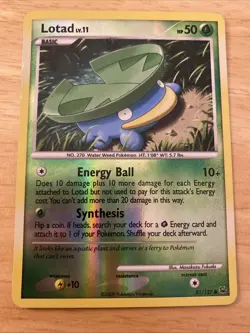 Pokemon Card - Lotad Platinum 81/127 Common Reverse Holo - Image 2
