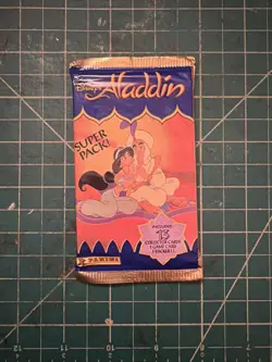 Aladdin Trading Cards Sealed Super Pack ~ - Image 1