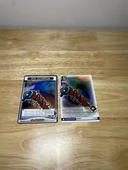 ( 2 ) KINGDOM HEARTS TCG Disney Cards “Pot Centipede” 65/128U & 125/162R Level 5 - Image 1
