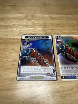 ( 2 ) KINGDOM HEARTS TCG Disney Cards “Pot Centipede” 65/128U & 125/162R Level 5 - Image 2