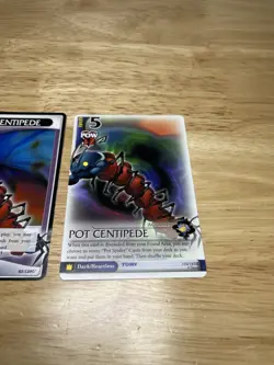 ( 2 ) KINGDOM HEARTS TCG Disney Cards “Pot Centipede” 65/128U & 125/162R Level 5 - Image 3
