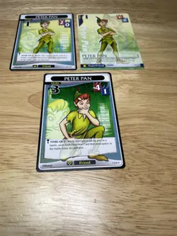3 KINGDOM HEARTS TCG Disney Cards Peter Pan 16/128C, 11/91U & 48/162C Lvl 1 & 3 - Image 4