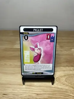 KINGDOM HEARTS TCG - Base Set Piglet 27/91U Level 0 Disney Trading Card Friend - Image 1