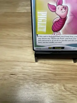KINGDOM HEARTS TCG - Base Set Piglet 27/91U Level 0 Disney Trading Card Friend - Image 3