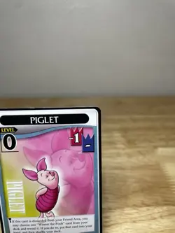 KINGDOM HEARTS TCG - Base Set Piglet 27/91U Level 0 Disney Trading Card Friend - Image 5