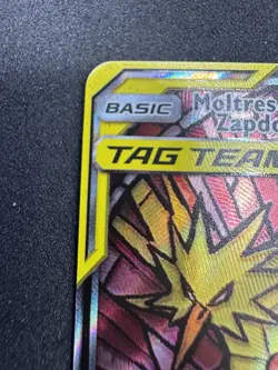 Pokemon TCG Moltres & Zapdos & Articuno GX SM210 Promo TAG TEAM Full Art Holo - Image 4