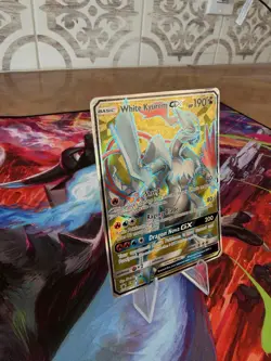 Pokemon White Kyurem GX SM141 Black Star Promo Full Art Holo – NM – Sun & Moon - Image 2