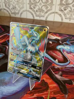 Pokemon White Kyurem GX SM141 Black Star Promo Full Art Holo – NM – Sun & Moon - Image 3
