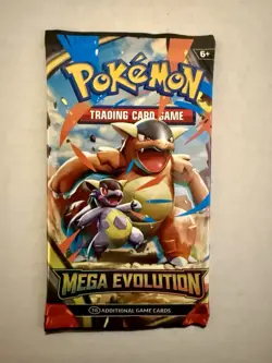 6x Pokemon TCG Mega Evolution Base Set ME01 Booster Pack Lot - Factory Sealed - Image 2