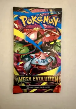 6x Pokemon TCG Mega Evolution Base Set ME01 Booster Pack Lot - Factory Sealed - Image 3