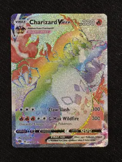 POKEMON CHARIZARD VMAX 074/073 CHAMPIONS PATH SECRET RARE FULL ART HOLO - Image 1