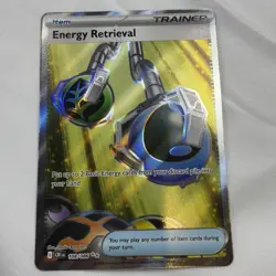 Pokemon TCG Energy Retrieval #108/86 ME04: Chaos Rising Ultra Rare Near Mint - Image 1