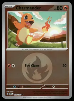 Charmander (Energy Symbol) 020/217 Ascended Heroes Pokemon Reverse Holo NM - Image 1