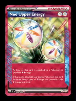 NEO UPPER ENERGY 162/162 ACE SPEC RARE TEMPORAL FORCES POKEMON HOLO NM/M - Image 1