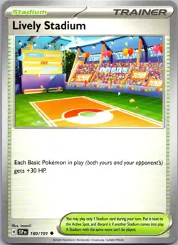 Pokemon Surging Sparks 180/191 Lively Stadium - Image 1