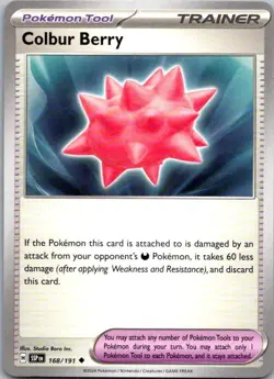 Colbur Berry 168/191 SV08: Surging Sparks Pokemon - Image 1