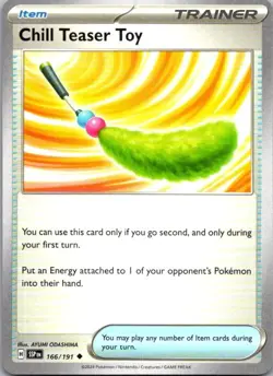 Chill Teaser Toy 166/191 SV08: Surging Sparks Pokemon - Image 1