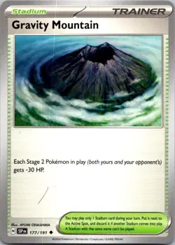 Pokemon SV08 Surging Sparks Gravity Mountain 177/191 - Image 1