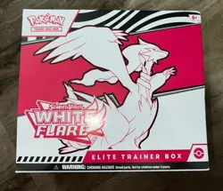 Pokemon Scarlet & Violet White Flare ETB Elite Trainer Box FACTORY SEALED - Image 1