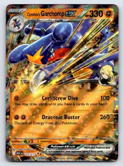 Cynthia's Garchomp ex 111/217 Double Rare Ascended Heroes Pokemon Near Mint - Image 1