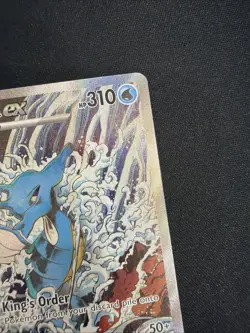 Pokemon Kingdra ex EX 310 HP Sv: Scarlet & Violet Promo Holo 131 English - Image 3