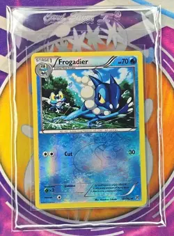 🔥2015 Pokemon Frogadier 47/162 Uncommon Reverse Holo XY BREAKthrough👍📈 - Image 3