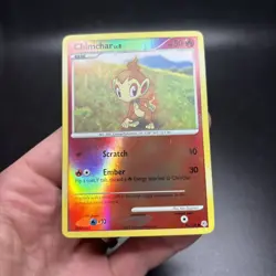 Chimchar 76/130 - [NM] - Reverse Holo - Diamond & Pearl Base Set Pokemon TCG -j - Image 4