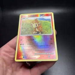 Chimchar 76/130 - [NM] - Reverse Holo - Diamond & Pearl Base Set Pokemon TCG -j - Image 5